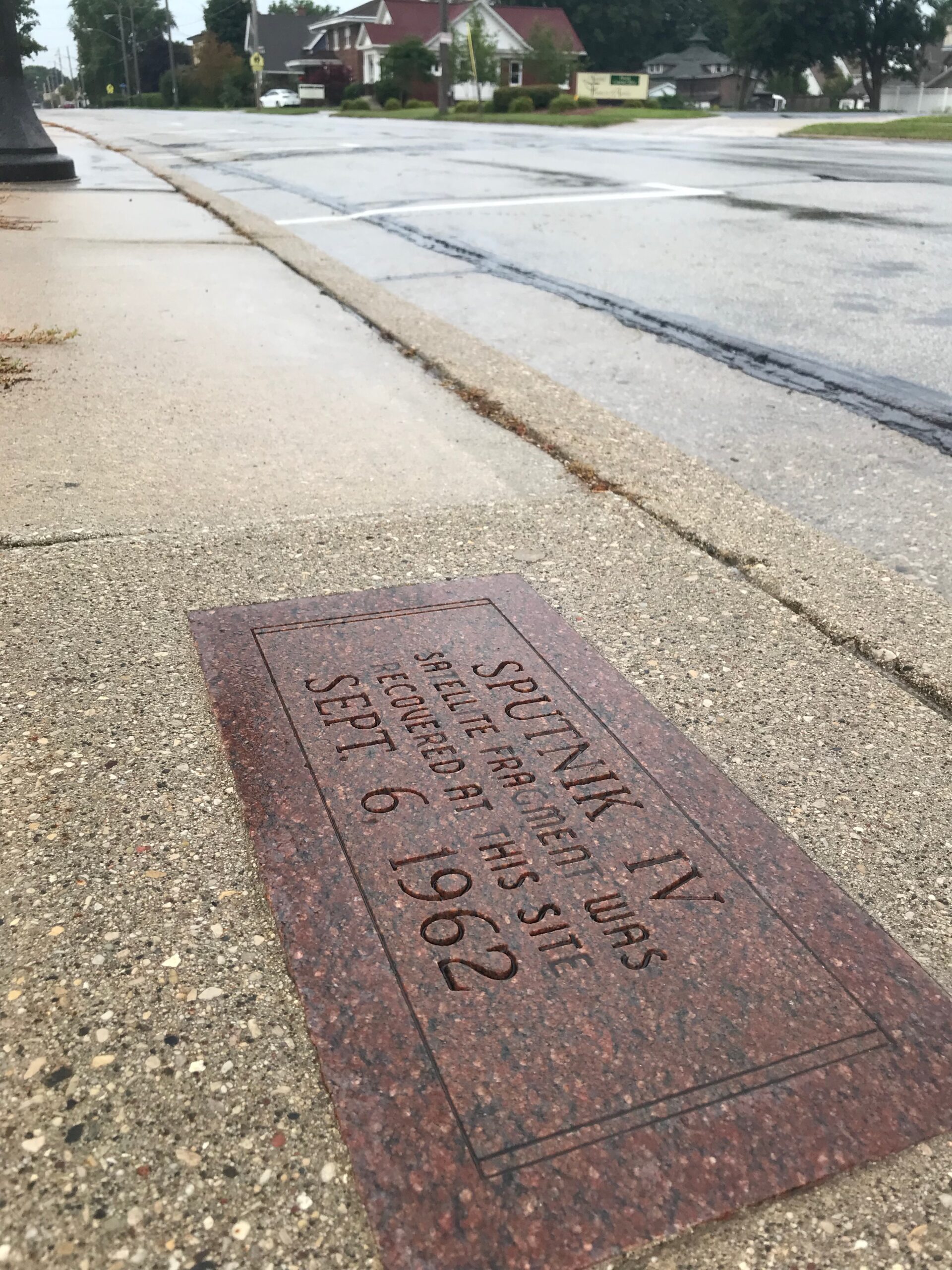 Monument to Russian Sputnik Space Race Junk Raining Down in Manitowoc ...